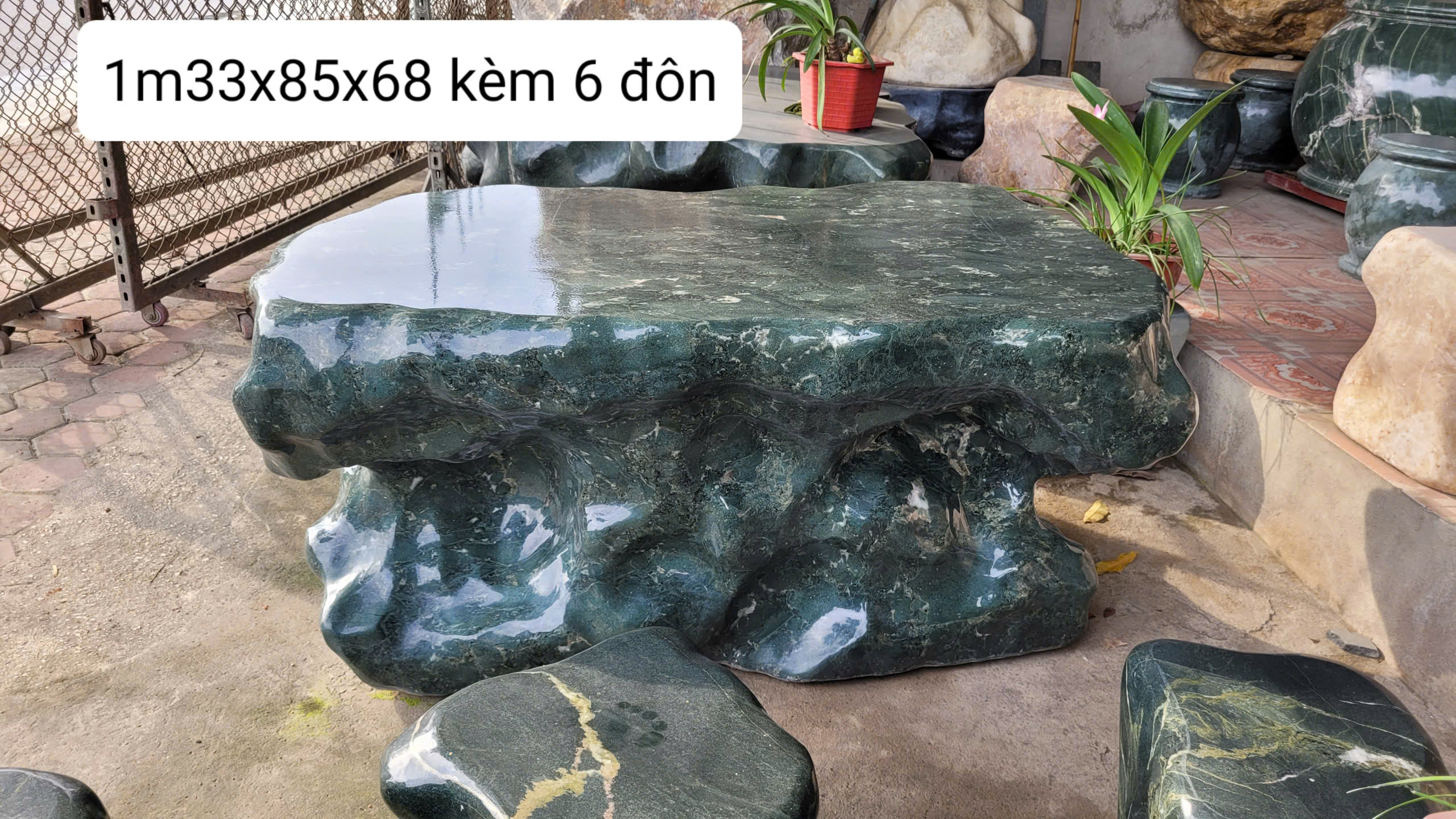 Bàn xanh cốm siêu bền 1m33